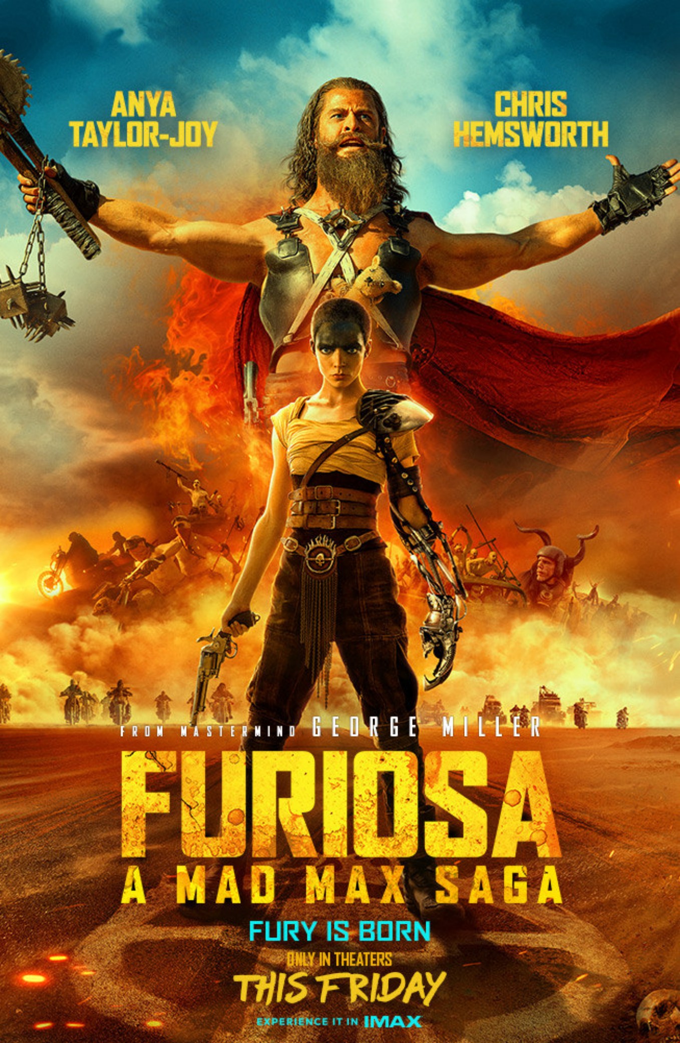 Furiosa: A Mad Max Saga poster artwork