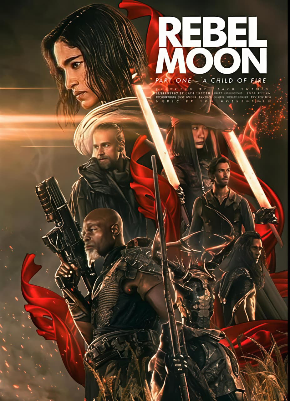 Rebel Moon: Part One – A Child of Fire poster artwork