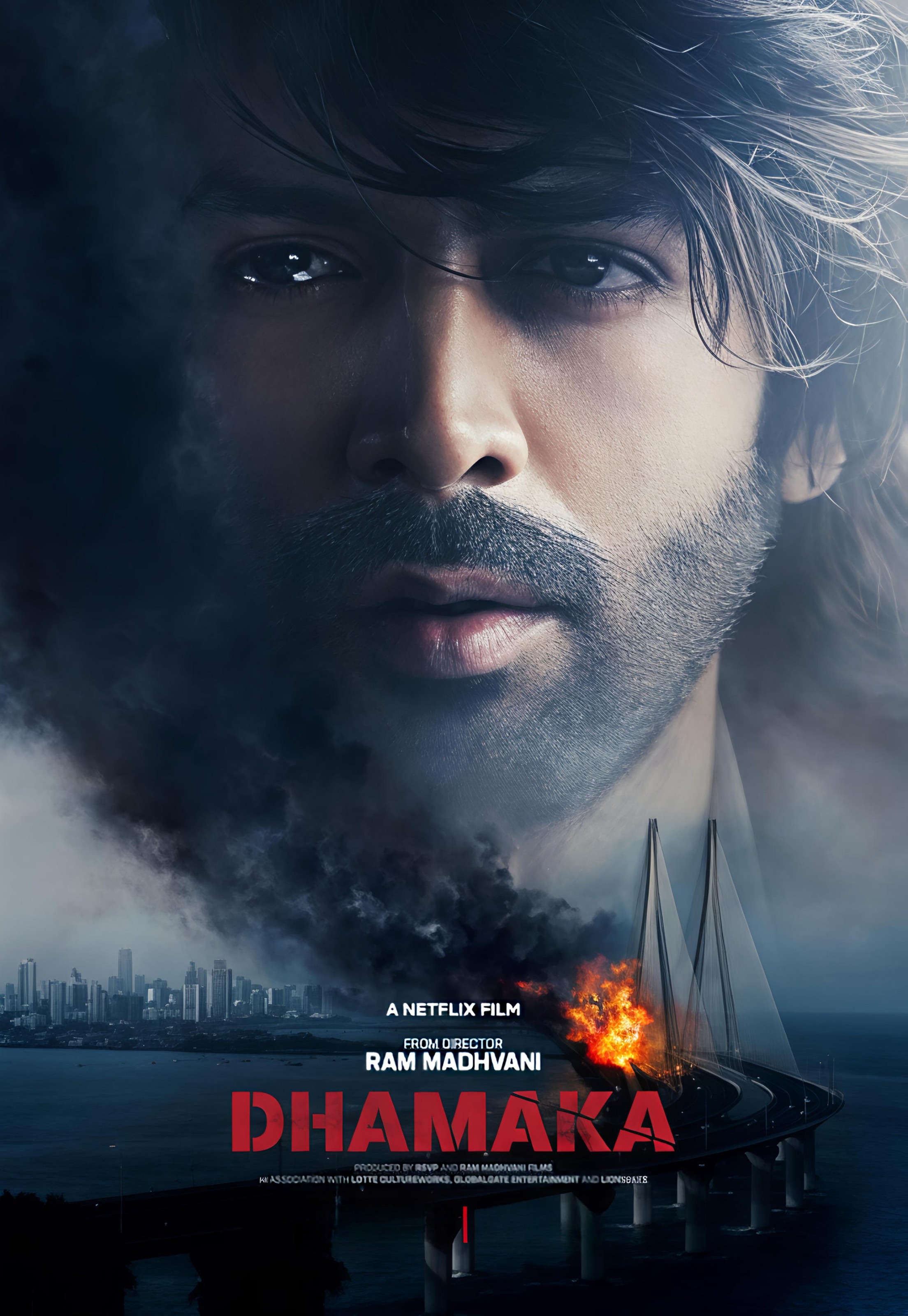 Dhamaka poster artwork